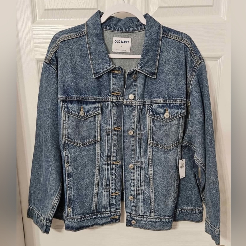 NWT Old Navy Classic Blue Denim Jacket